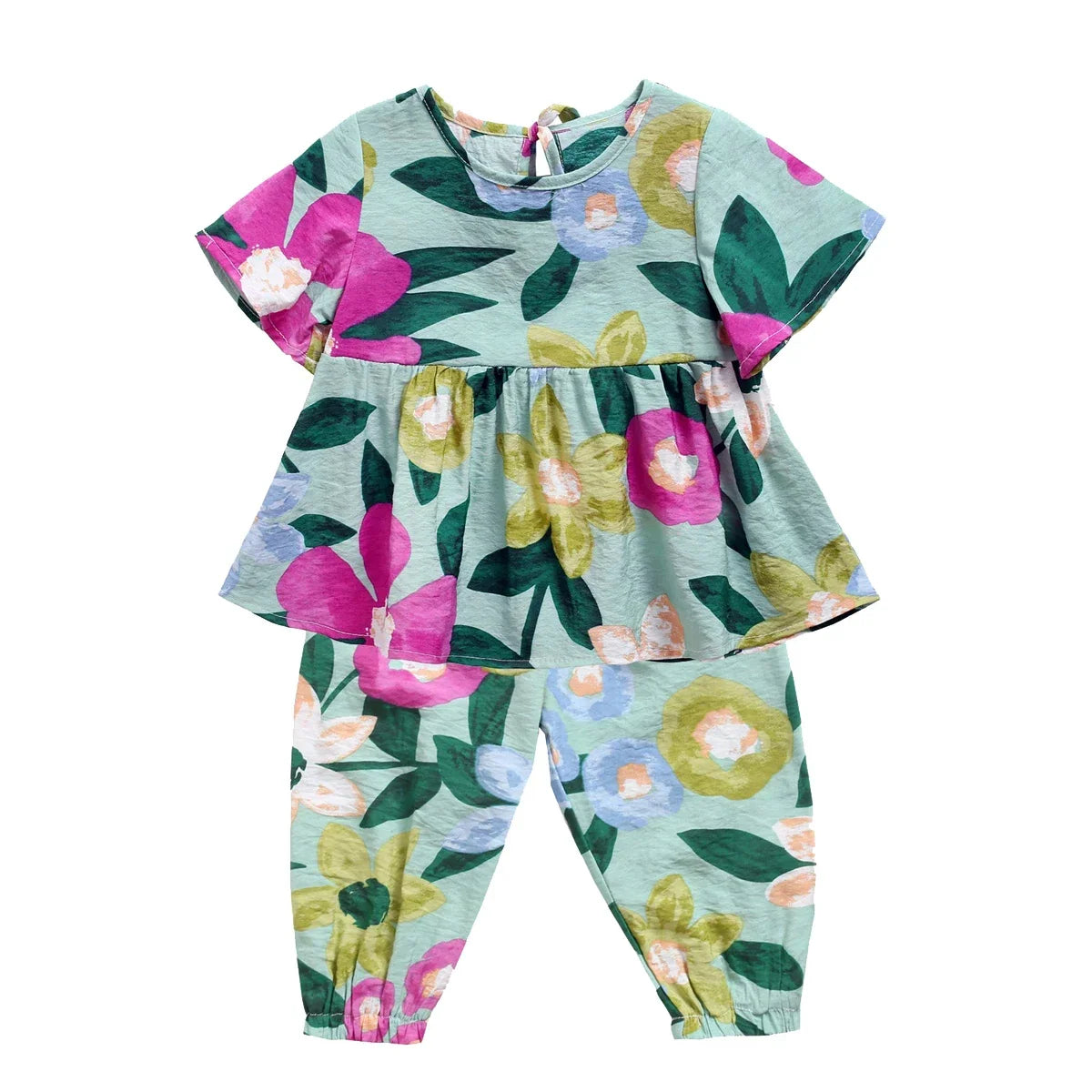 Flowers Baby Girls Clothing Sets