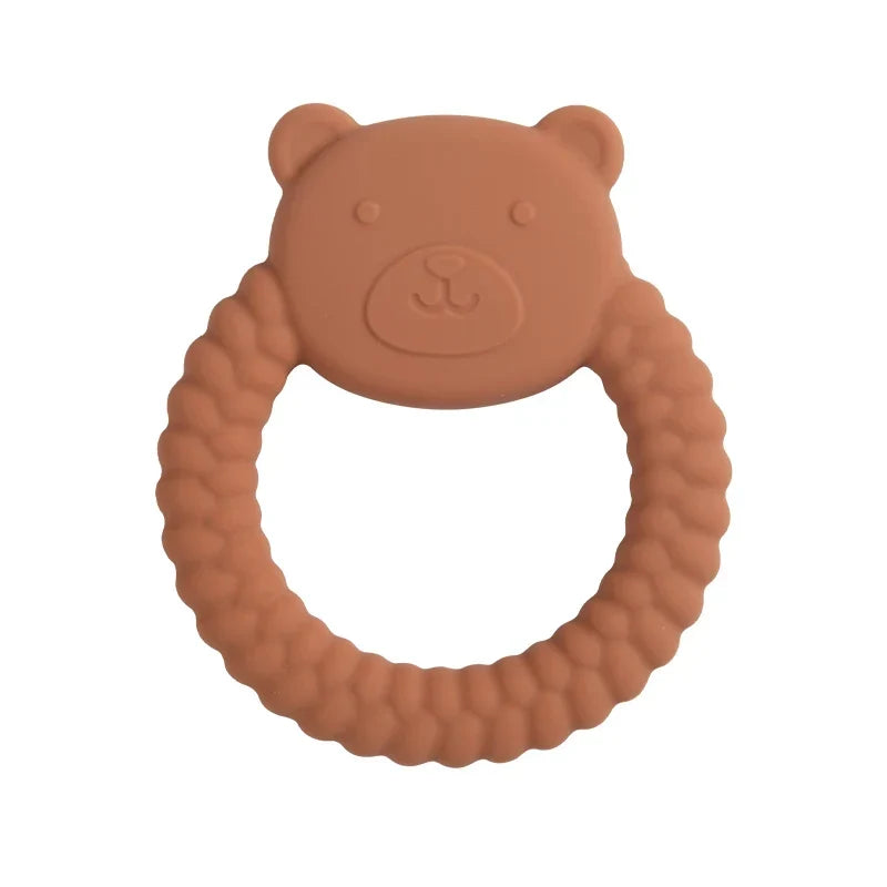 Food Grade Baby Rabbit Silicone Teether