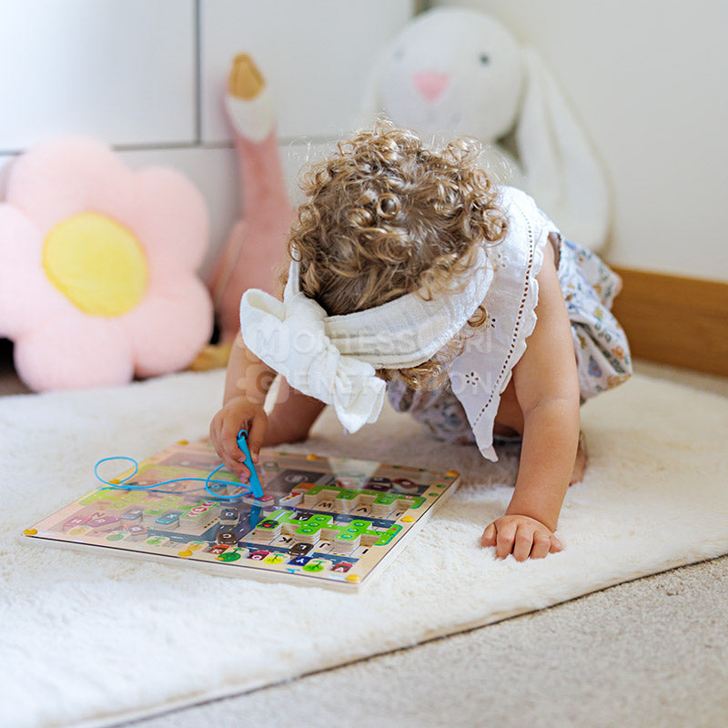 Montessori Alphabet Parking Maze