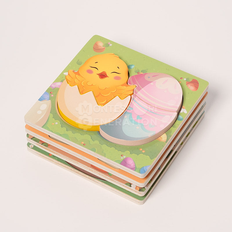 Montessori Easter Puzzles (4 Pack)