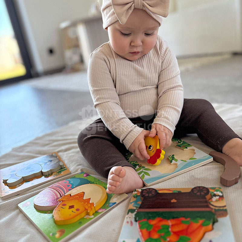 Montessori Easter Puzzles (4 Pack)