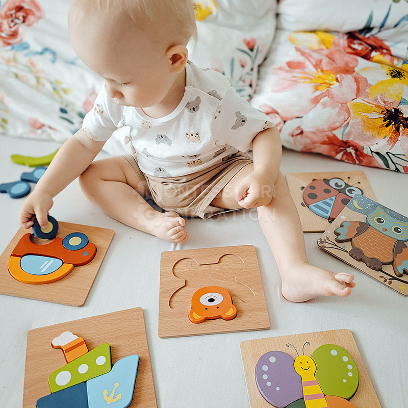 Montessori Happy Puzzles (6 Pack)