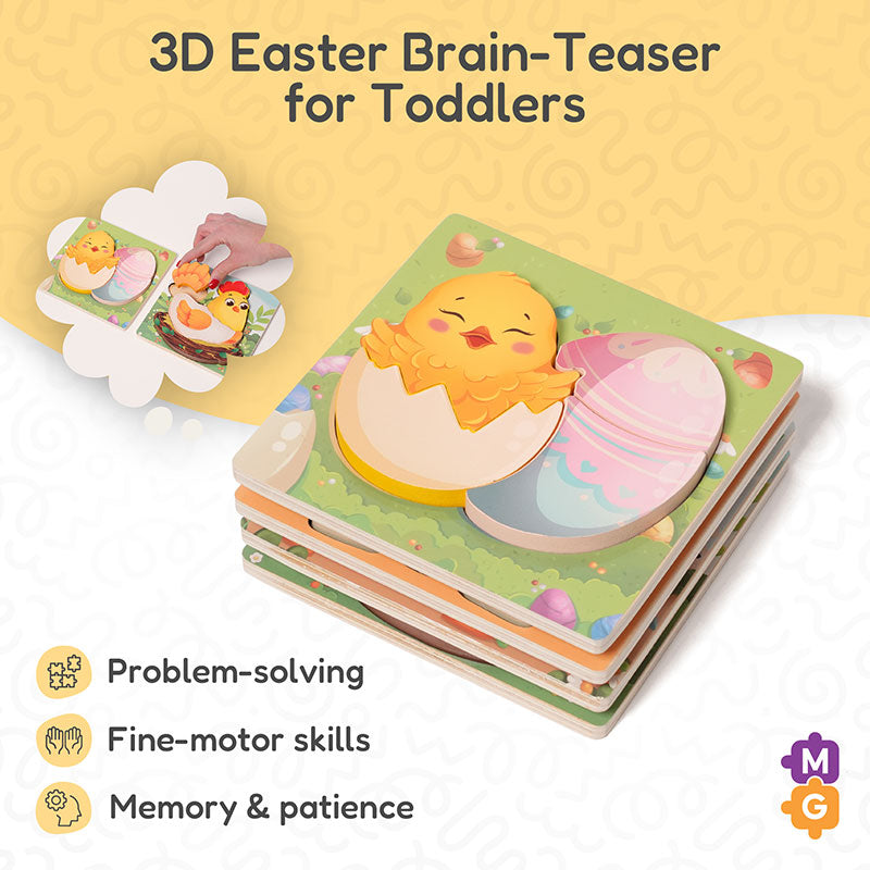 Montessori Easter Puzzles (4 Pack)