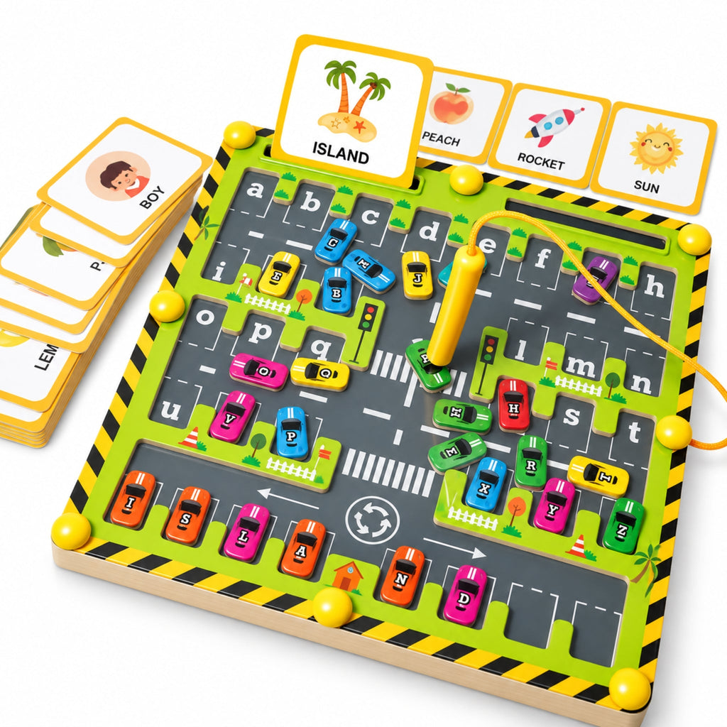 Montessori Alphabet Car Maze