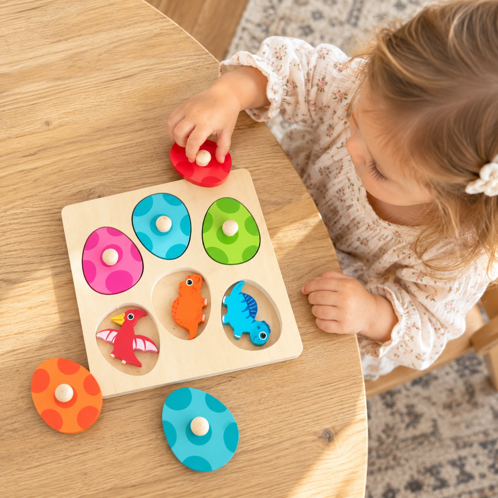 Montessori Dinosaur Egg Match