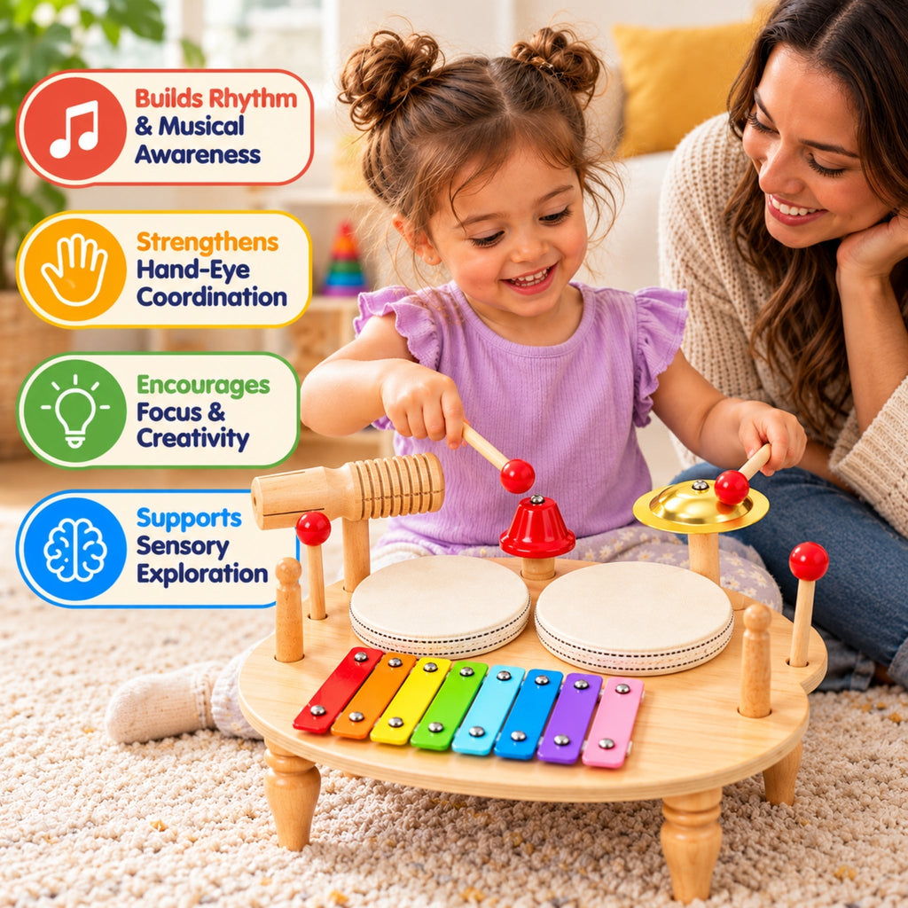 Montessori Musical Drum Kit