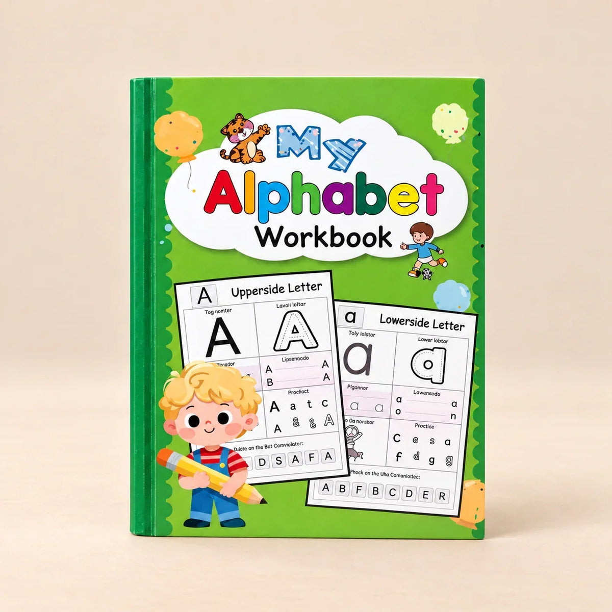 TibaToes™ AlphabetQuest Tracing Workbook