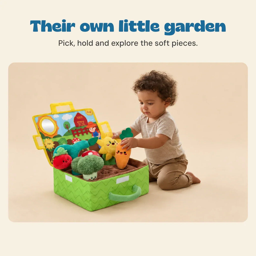 TibaToes™ Sensory Garden Plush Activity Box