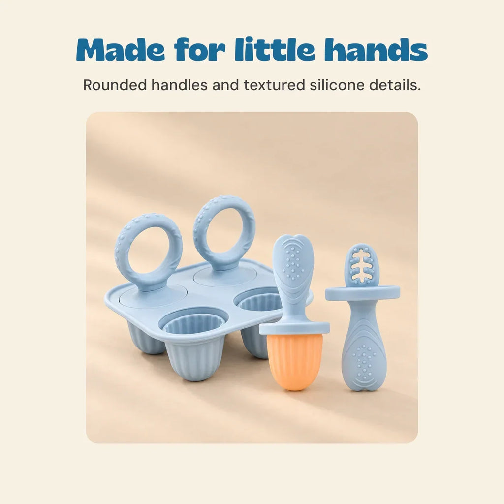 TibaToes™ Little Bites Silicone Feeder & Teether Set