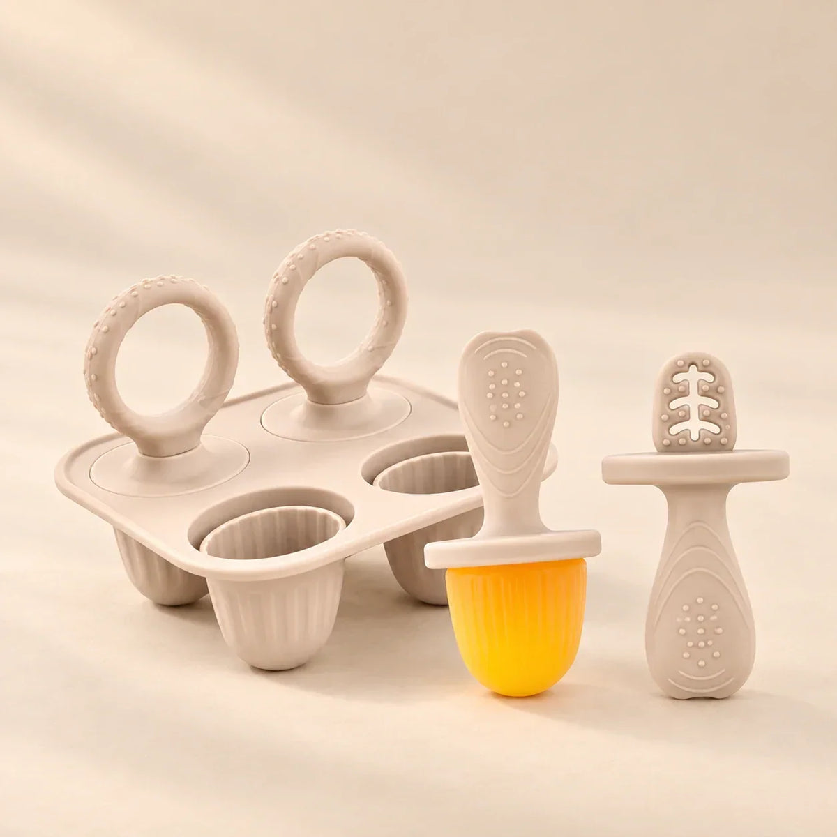 TibaToes™ Little Bites Silicone Feeder & Teether Set