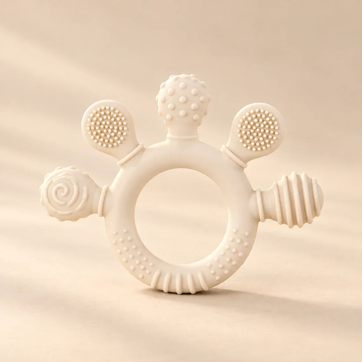 TibaToes™ LittleGrip Silicone Teether Rattle