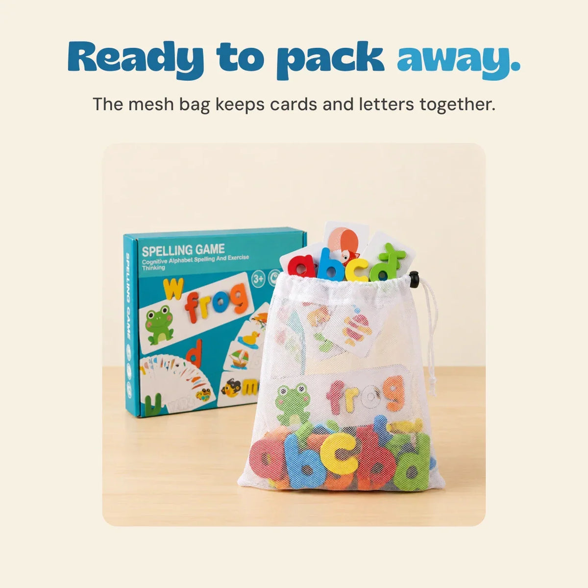 TibaToes™ See & Spell Letter Matching Game