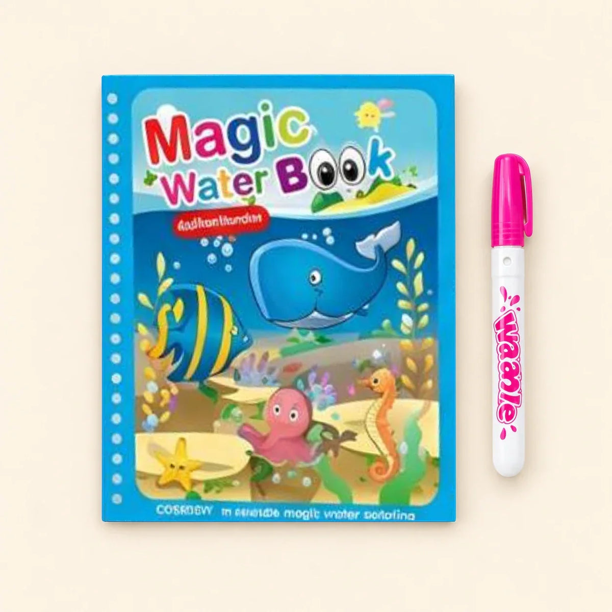 TibaToes™ Mess-Free Reusable Water Coloring Books