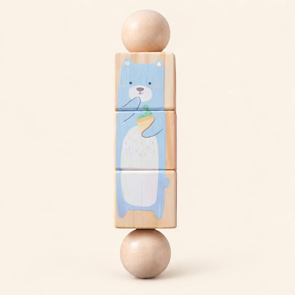 TibaToes™ Spin & Match Animal Friends
