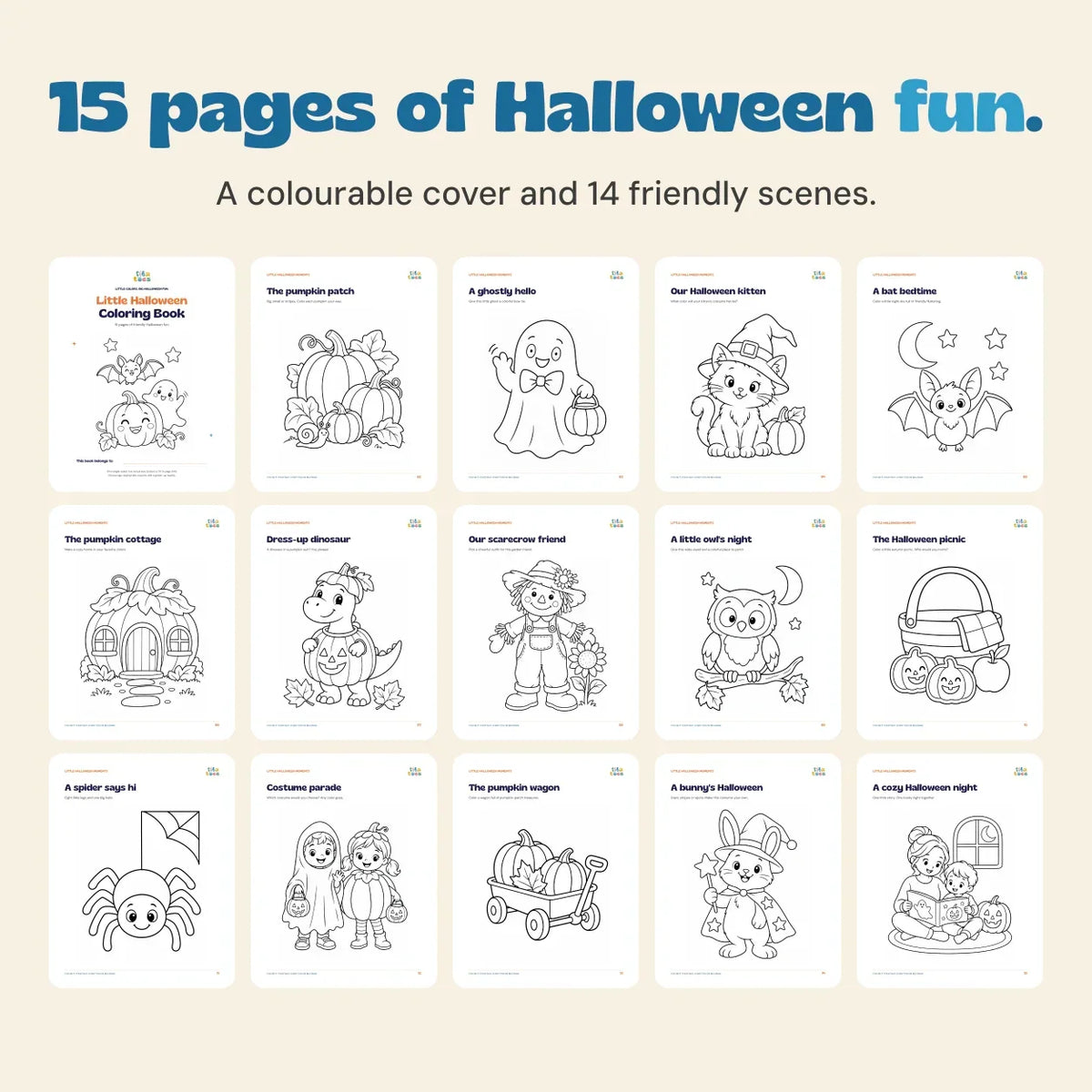Halloween Coloring Book