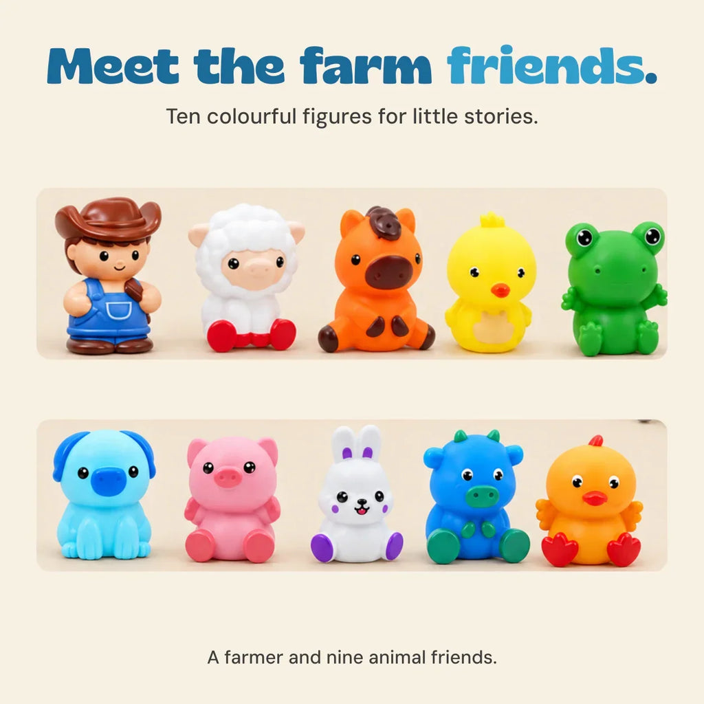 TibaToes™ Animal Train Match & Play Set