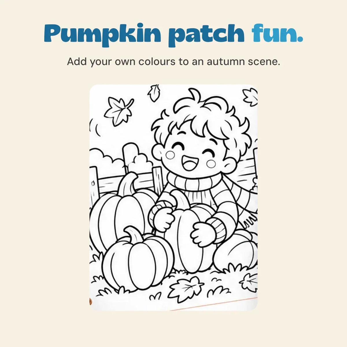 TibaToes™ Little Fall Coloring Book